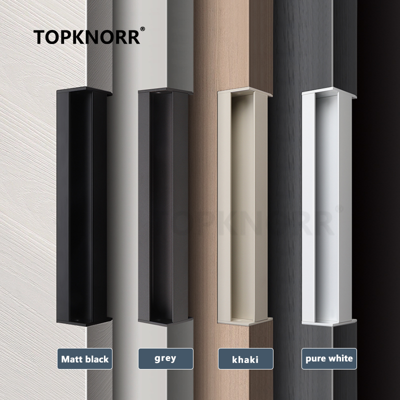 Kitchen Baking Cabinet - Pocket Door Side Handle Mobile Door