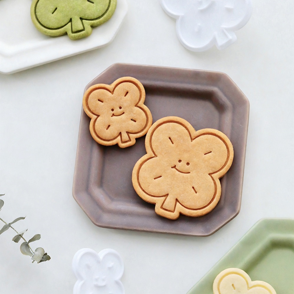 Kitchen Equipment For Baking - Lucky Four-Leaf Clover Cookie Cutters Biscuit