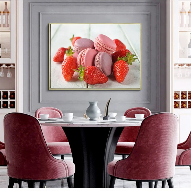 Kitchen Bakery - Macaron Cake Dessert Food Wall Nordic