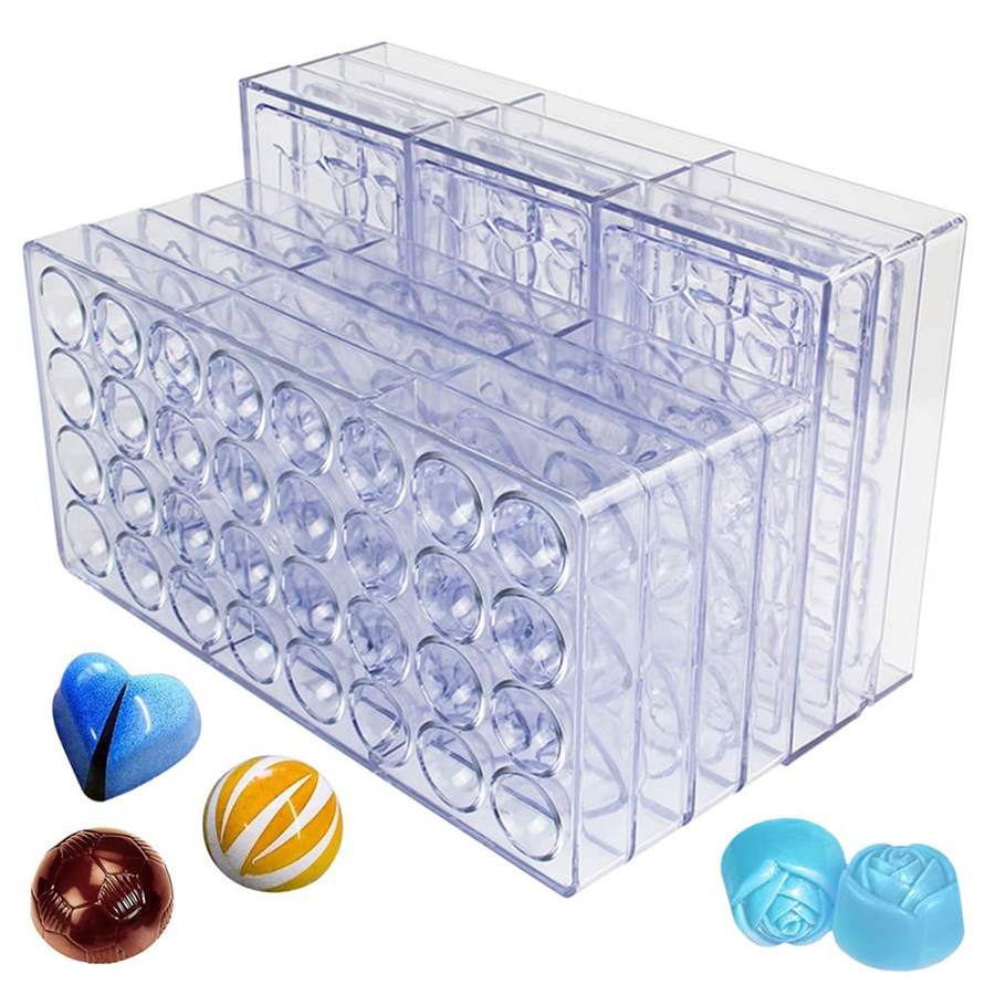 Kitchen Equipment For Baking - 24 Styles Available Plastic Chocolate Mold