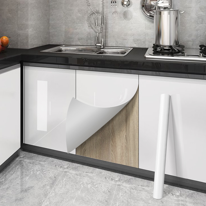 Kitchen Queen - Paint Glossy White Cabinets Wall Stickers
