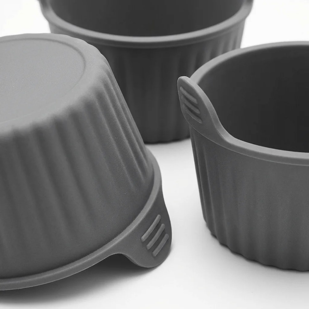 6Pcs Silicone Air Fryer Mold D - Kitchen Pro Baking Tray ulasan dan harga