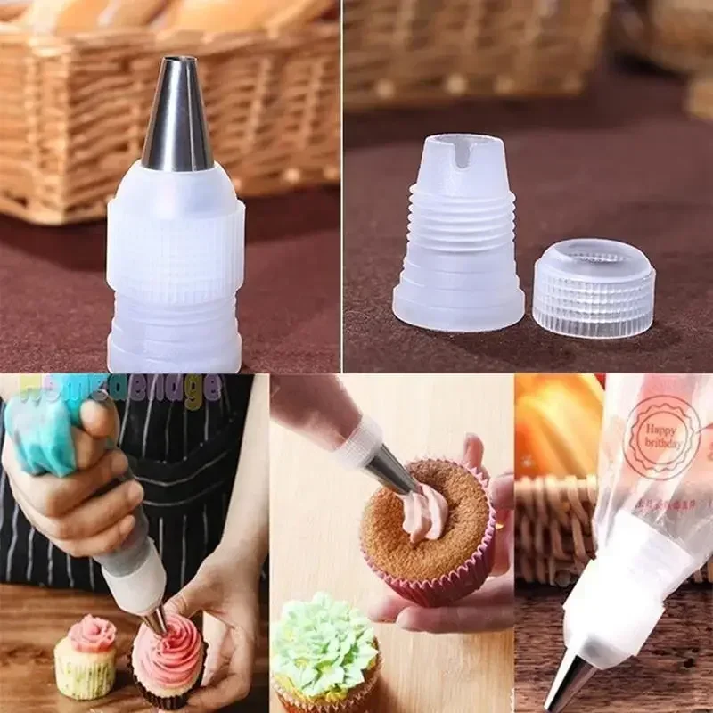 5-20pcs Coupler Adaptor Icing  - Piping Bag Disposable ulasan dan harga