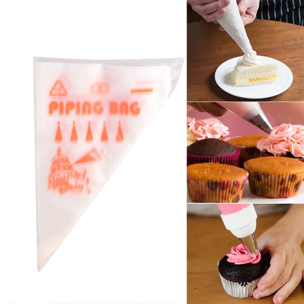 100PCS Thick Disposable Pastry - Piping Bag Disposable ulasan dan harga