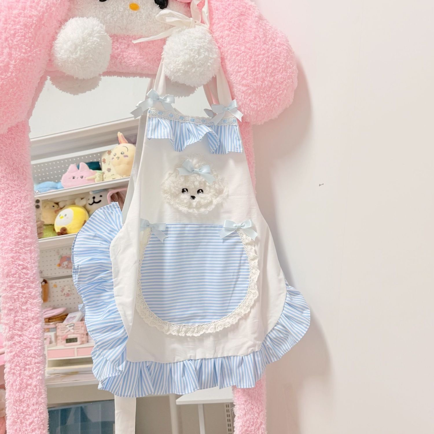1pc Cute Striped Apron Princes - Kitchen Baking Must Haves ulasan dan harga
