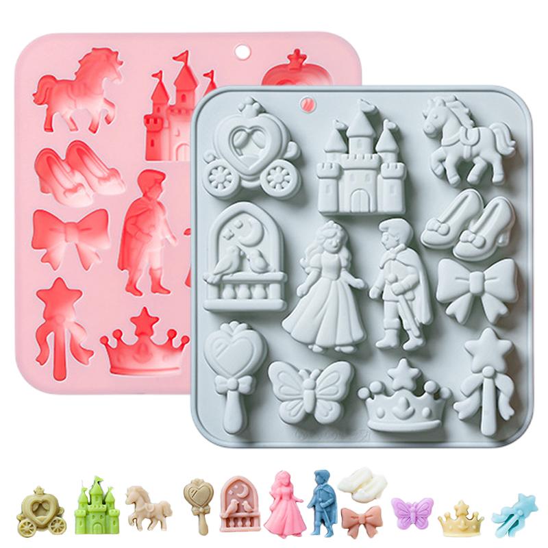 12 Cavity Prince, Princess Sil - Kitchen Baking Molds ulasan dan harga