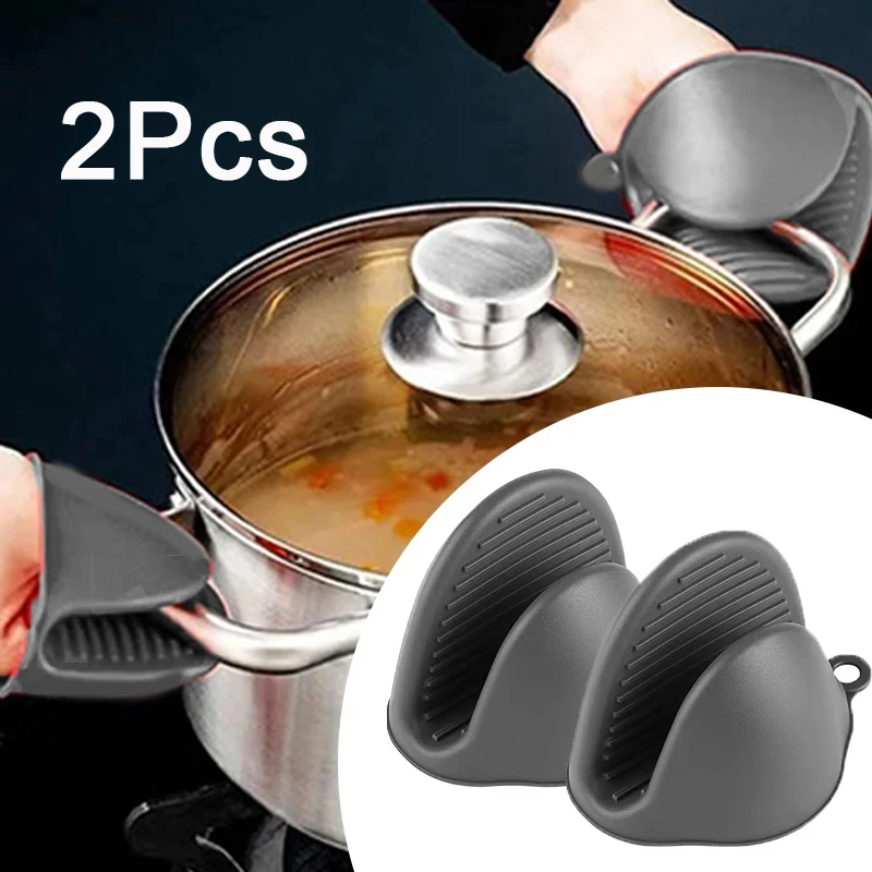 2pcs Mini Oven Gloves Silicone - Kitchen Baking Rack ulasan dan harga