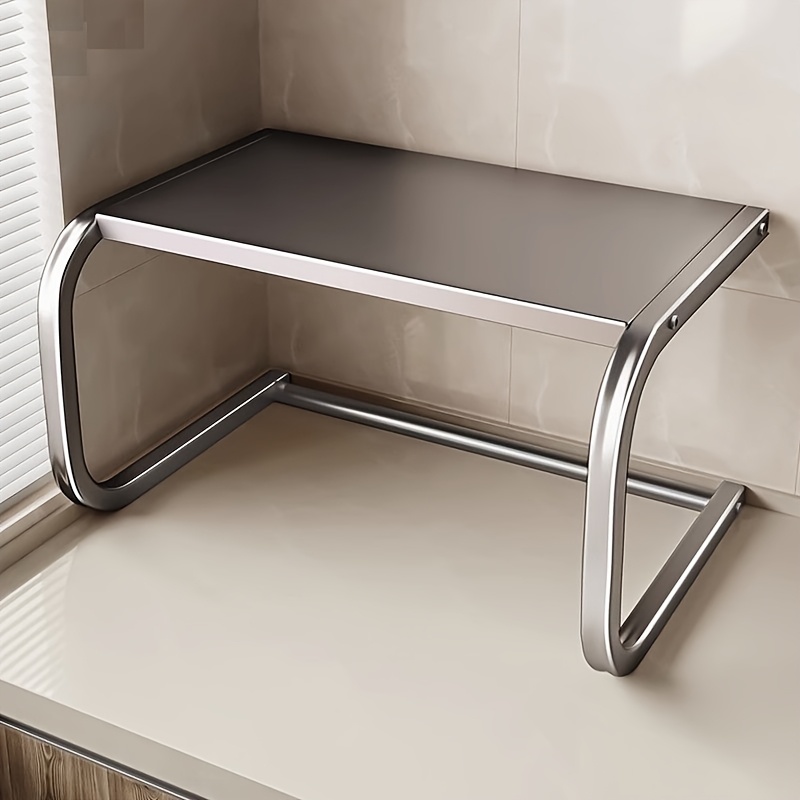 Spacious 2-Tier Metal Microwav - Kitchen Baking Rack ulasan dan harga