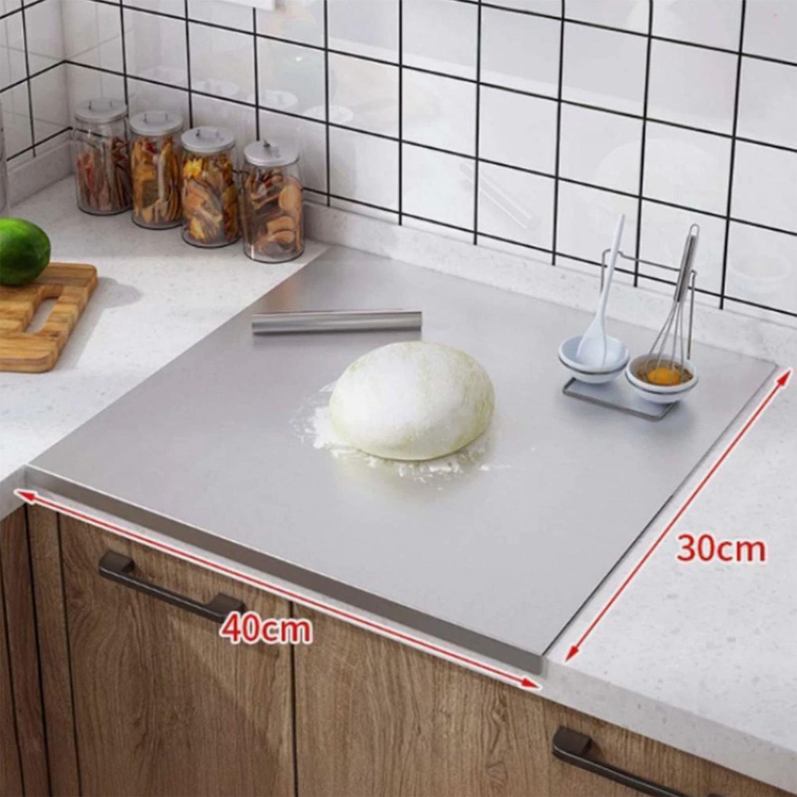 Stainless Steel Cutting Board  - Baking In Kitchen ulasan dan harga