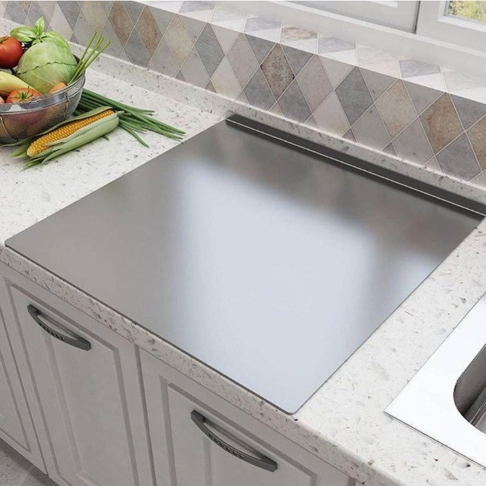 Stainless Steel Cutting Board  - Baking In Kitchen ulasan dan harga