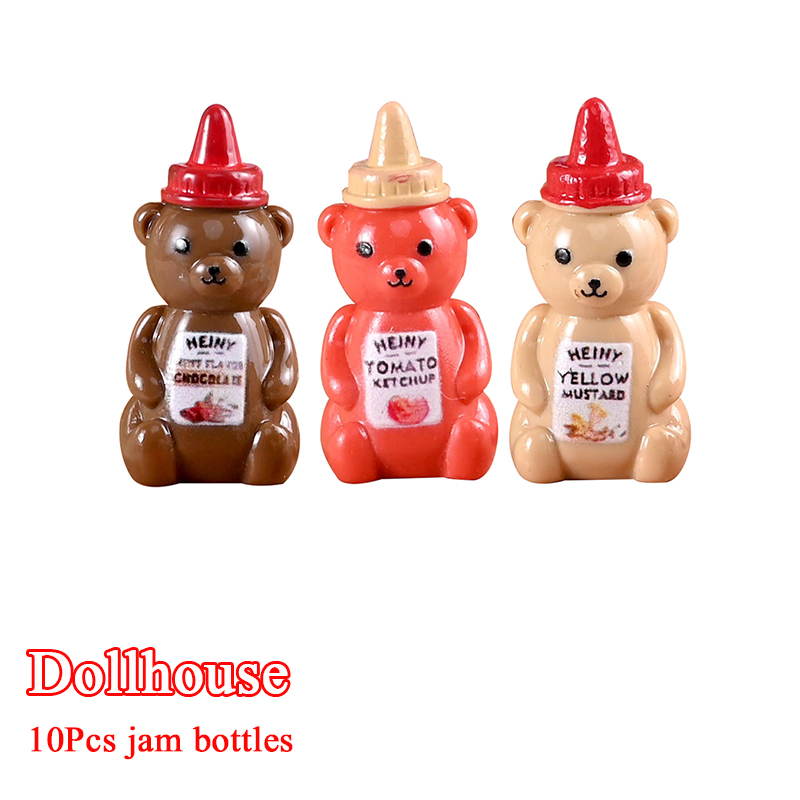 10Pcs 1/12 Dollhouse Simulated - Kitchen Baking Storage ulasan dan harga