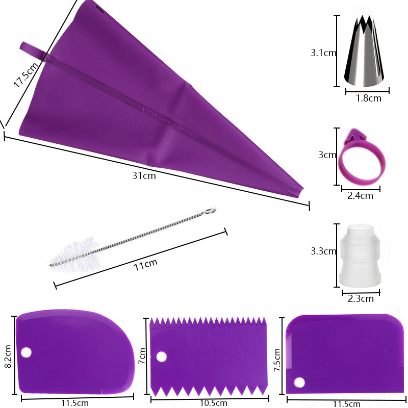 Stainless Steel Cake Decoratin - Kitchen And Baking Equipment ulasan dan harga