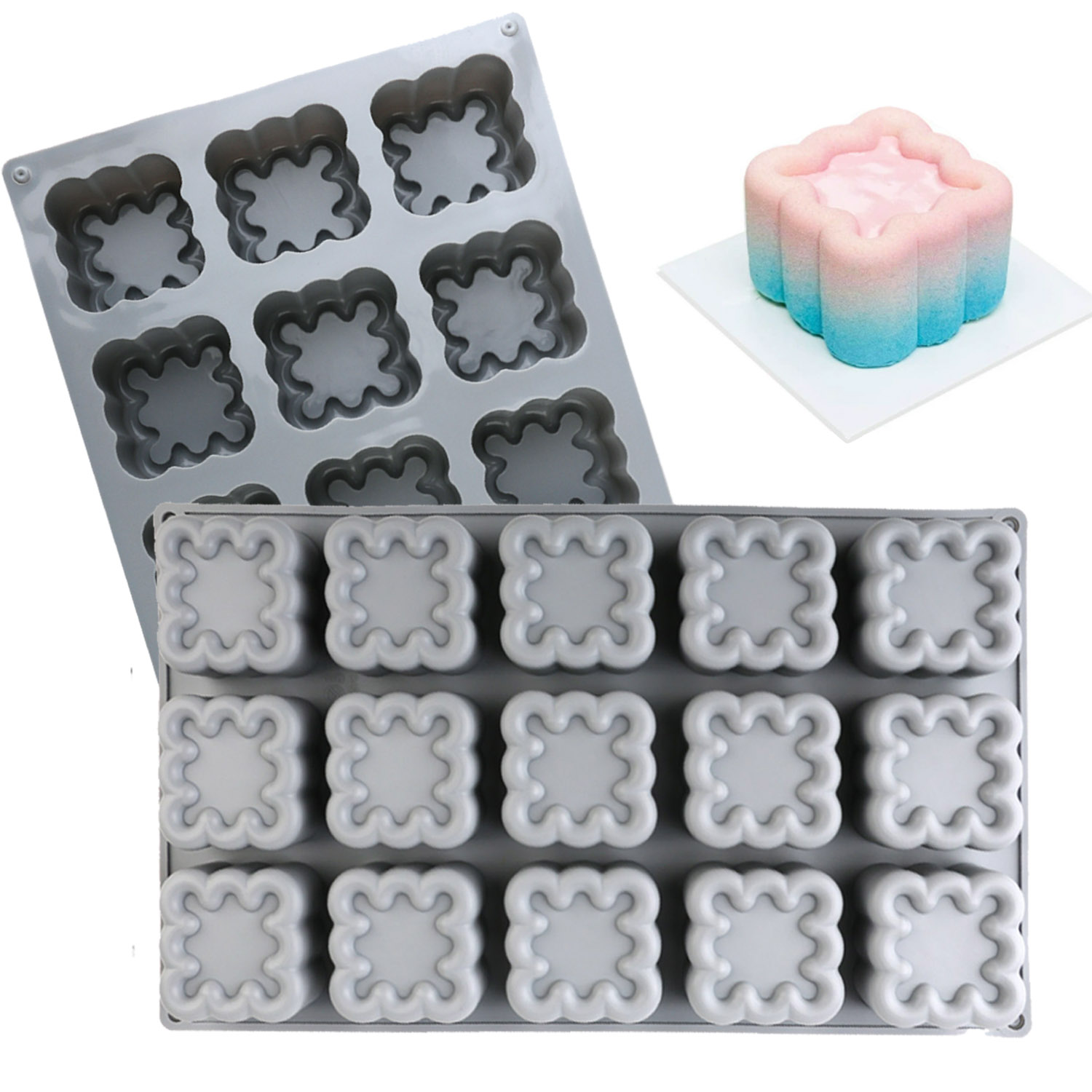 A Pack of Square Wave-Shaped S - Kitchen Baking Must Haves ulasan dan harga