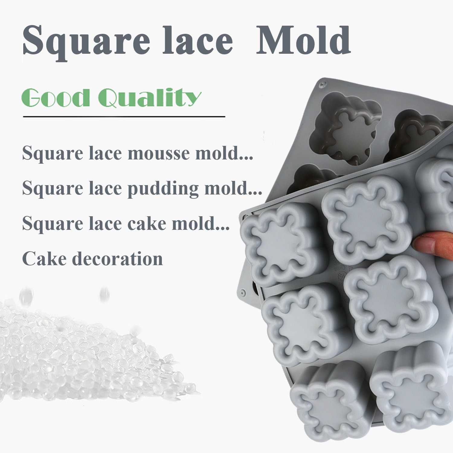 A Pack of Square Wave-Shaped S - Kitchen Baking Must Haves ulasan dan harga