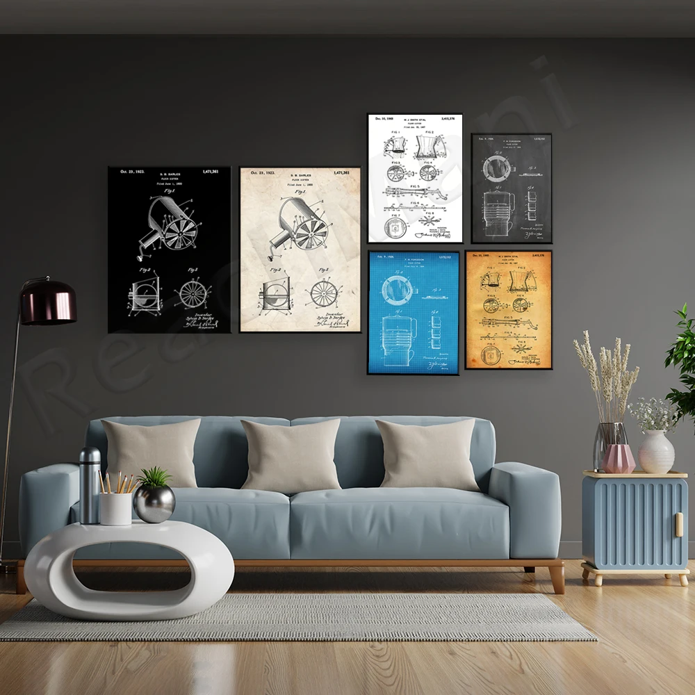 Flour Sieve 1926 Patent Print, - Kitchen Baking Wall Art ulasan dan harga