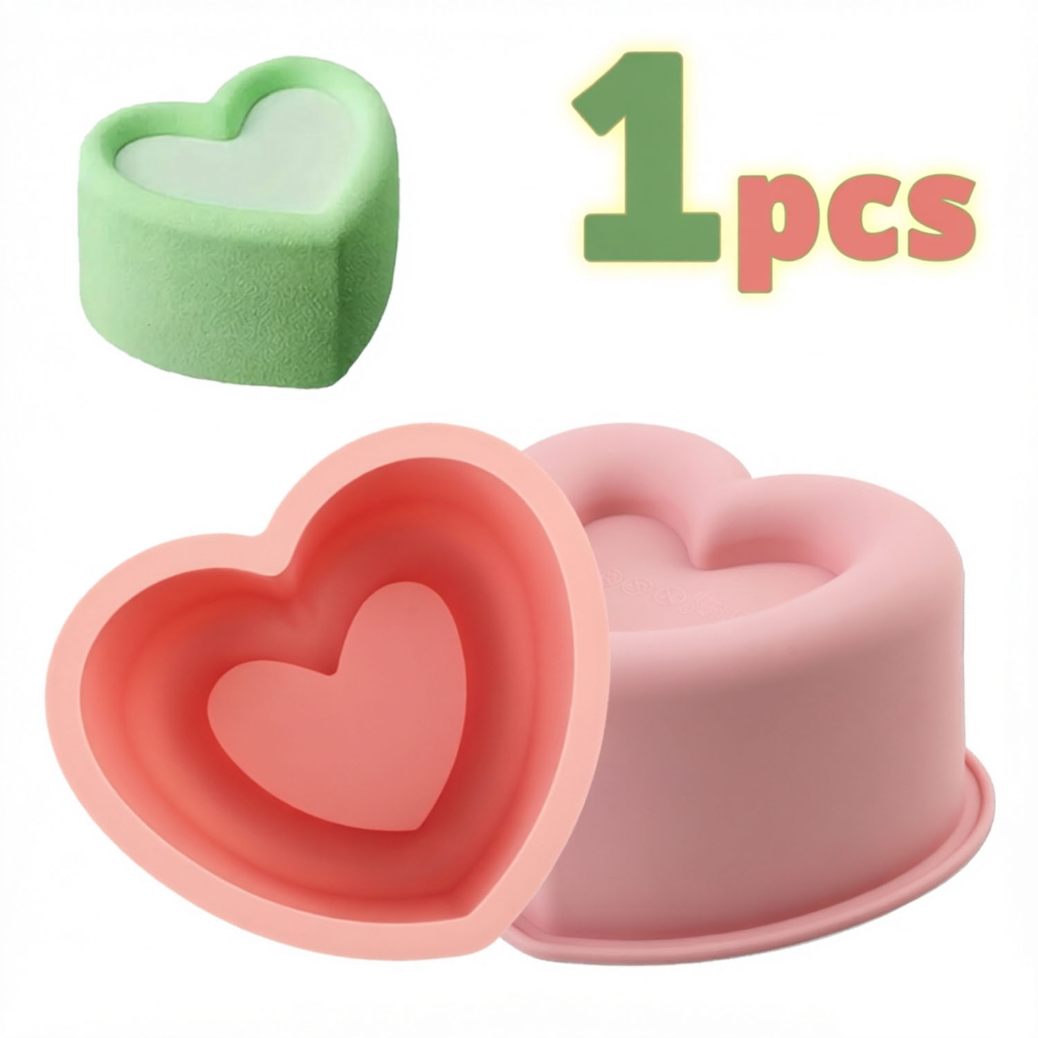 A Heart-Shaped Silicone Mold f - Kitchen Baking Must Haves ulasan dan harga