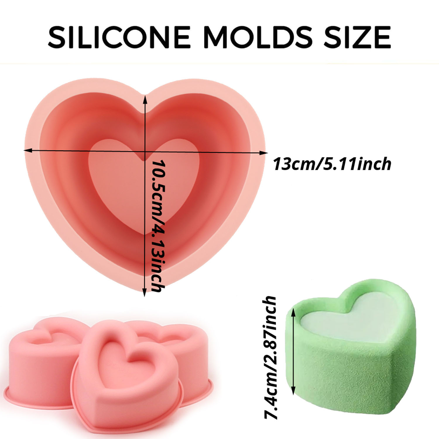 A Heart-Shaped Silicone Mold f - Kitchen Baking Must Haves ulasan dan harga