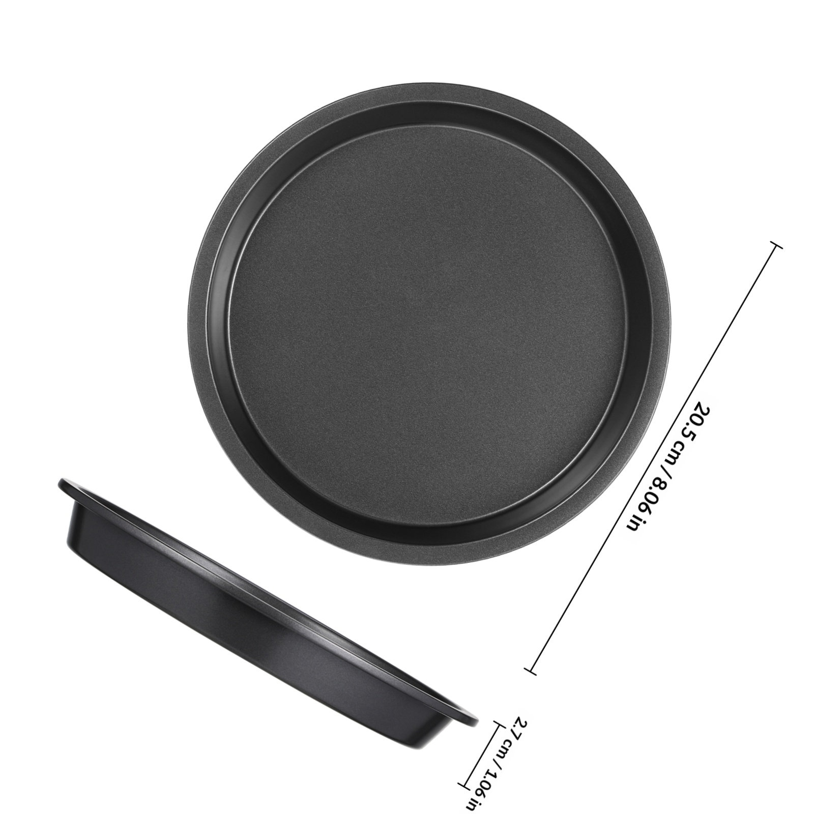 Round Nonstick Pizza Pan Carbo - Kitchen Bakery ulasan dan harga