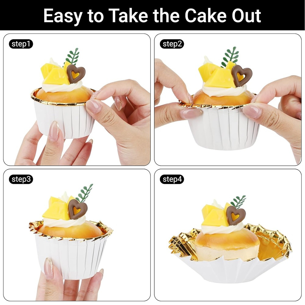 50 pcs Muffins Cup Paper Cupca - Kitchen With Baking Area ulasan dan harga