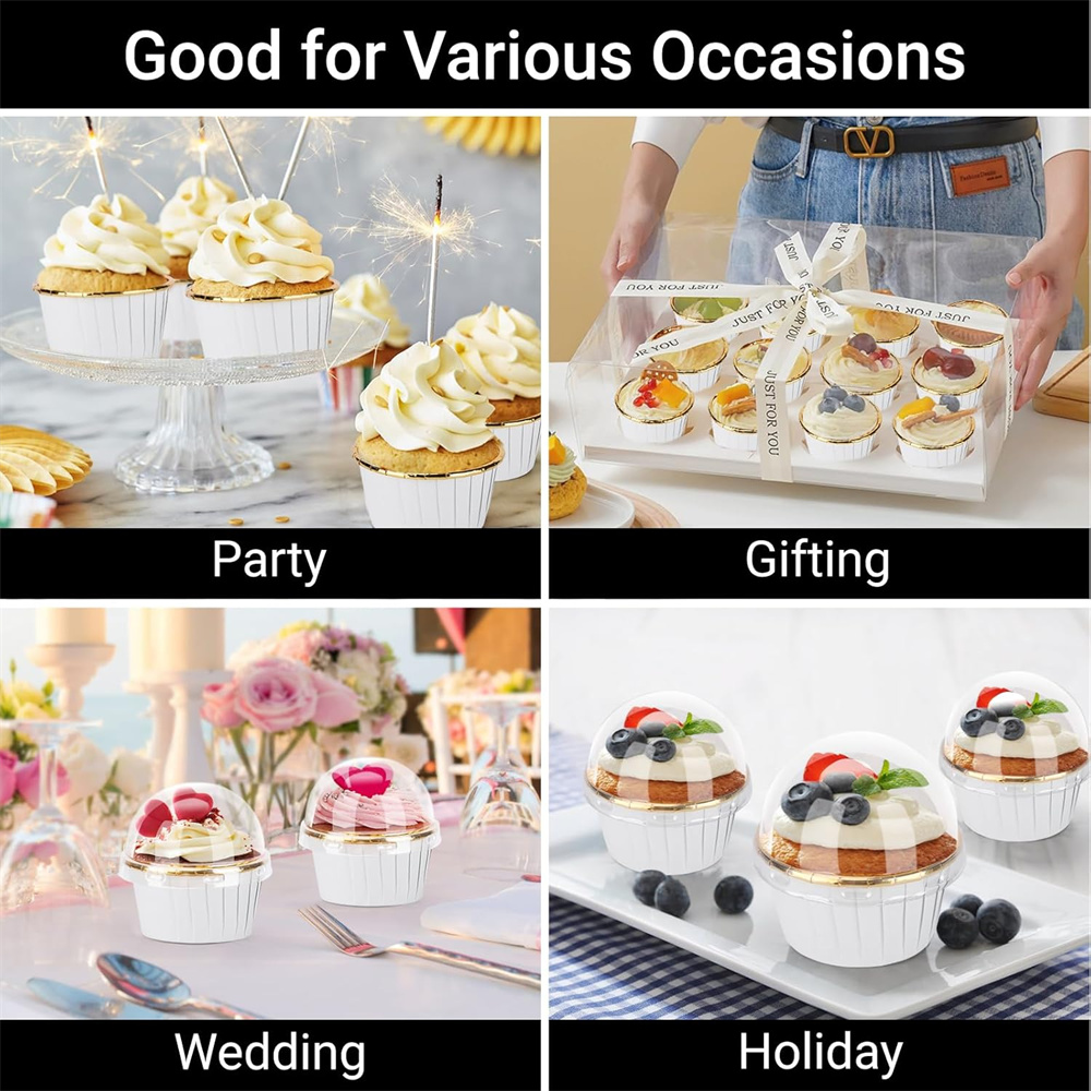 50 pcs Muffins Cup Paper Cupca - Kitchen With Baking Area ulasan dan harga