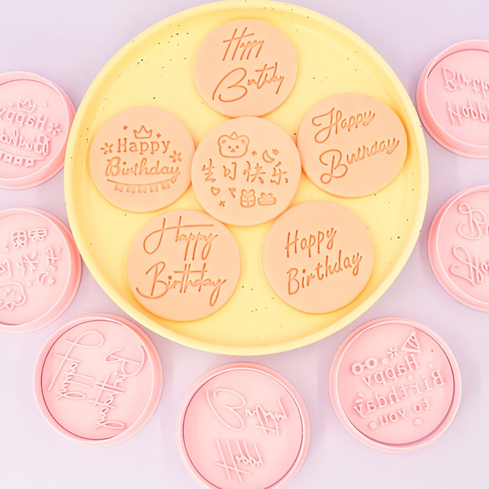 Happy Birthday Cookie Cutters  - Kitchen Equipment For Baking ulasan dan harga