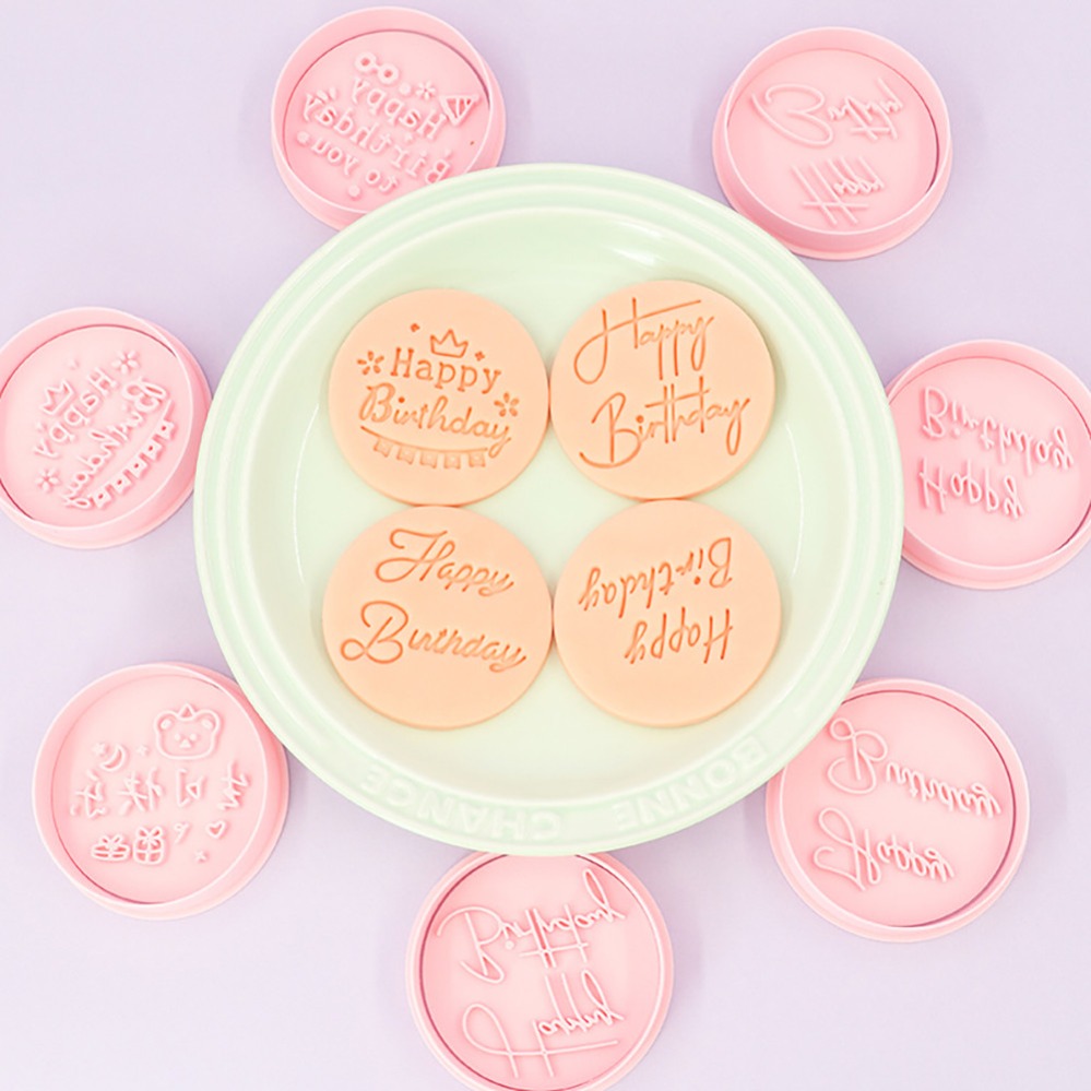 Happy Birthday Cookie Cutters  - Kitchen Equipment For Baking ulasan dan harga