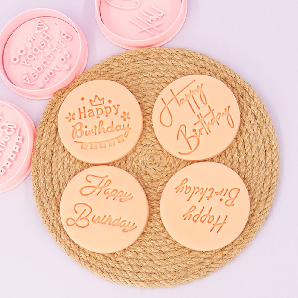 Happy Birthday Cookie Cutters  - Kitchen Equipment For Baking ulasan dan harga