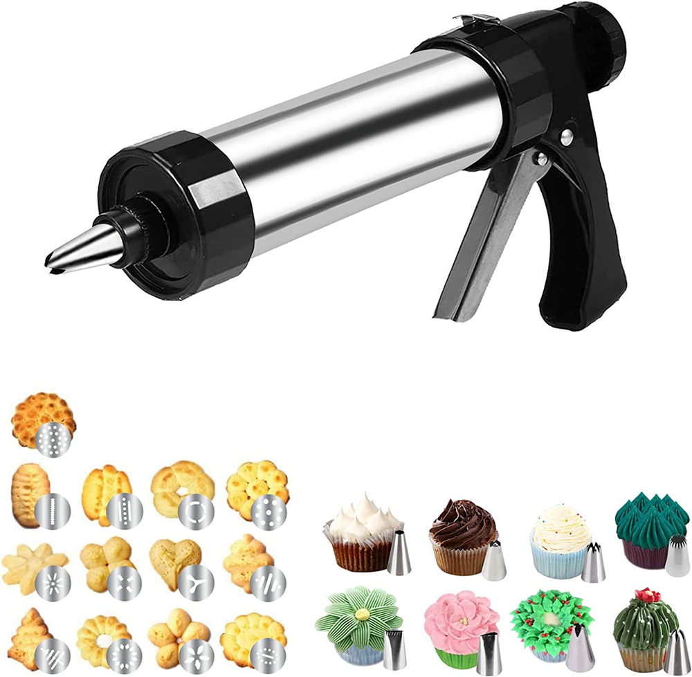 LMETJMA Cookie Press Kit Biscu - Piping Bag Disposable ulasan dan harga