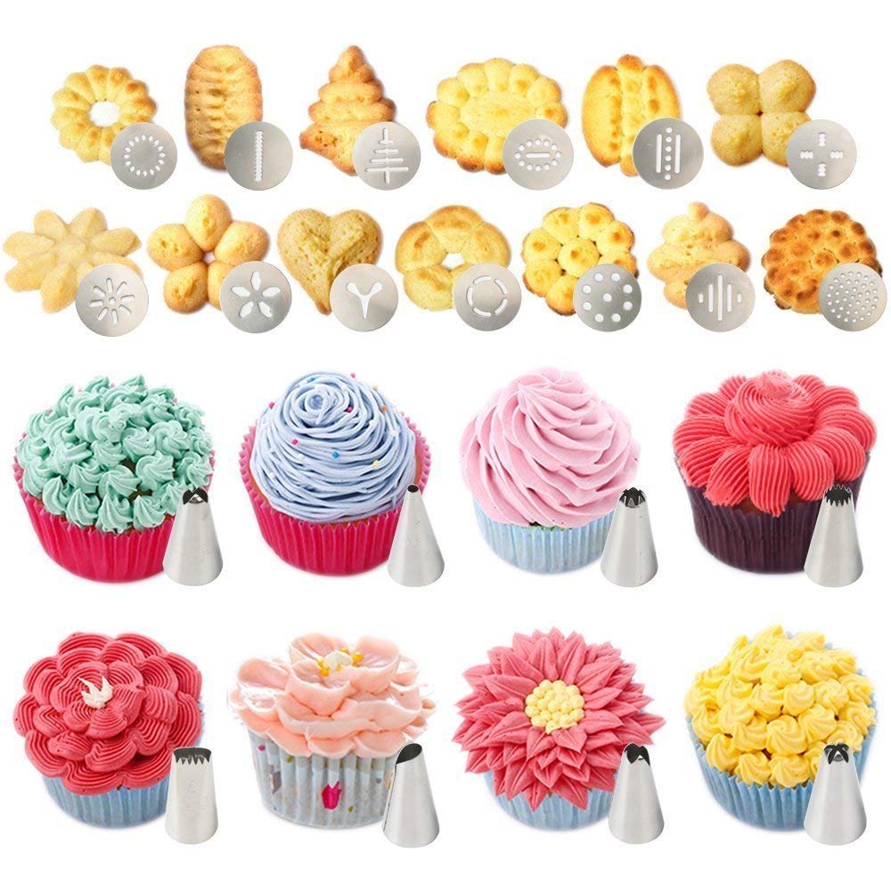 LMETJMA Cookie Press Kit Biscu - Piping Bag Disposable ulasan dan harga