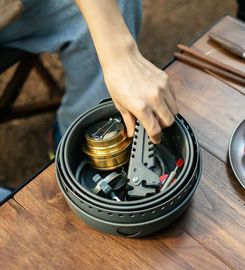 Camping Gas Stove Alcohol Stov - Kitchen Baking Pan Set ulasan dan harga