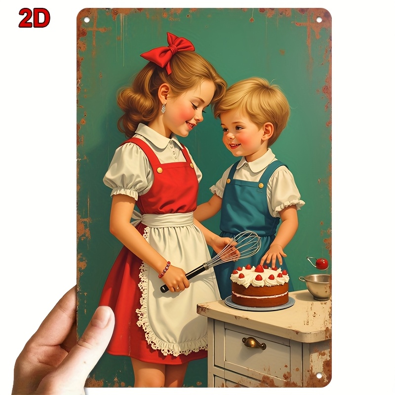 8x12Inch Metal Tin Sign Siblin - Kitchen Baking Wall Art ulasan dan harga