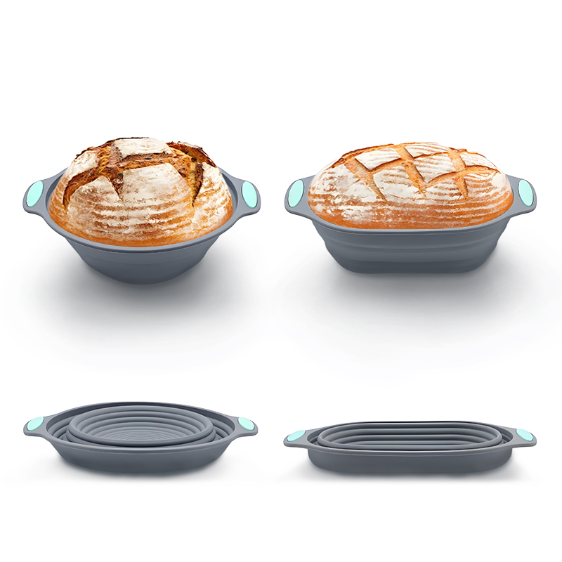 1PC Silicone Foldable Banneton - Kitchen Baking Storage ulasan dan harga