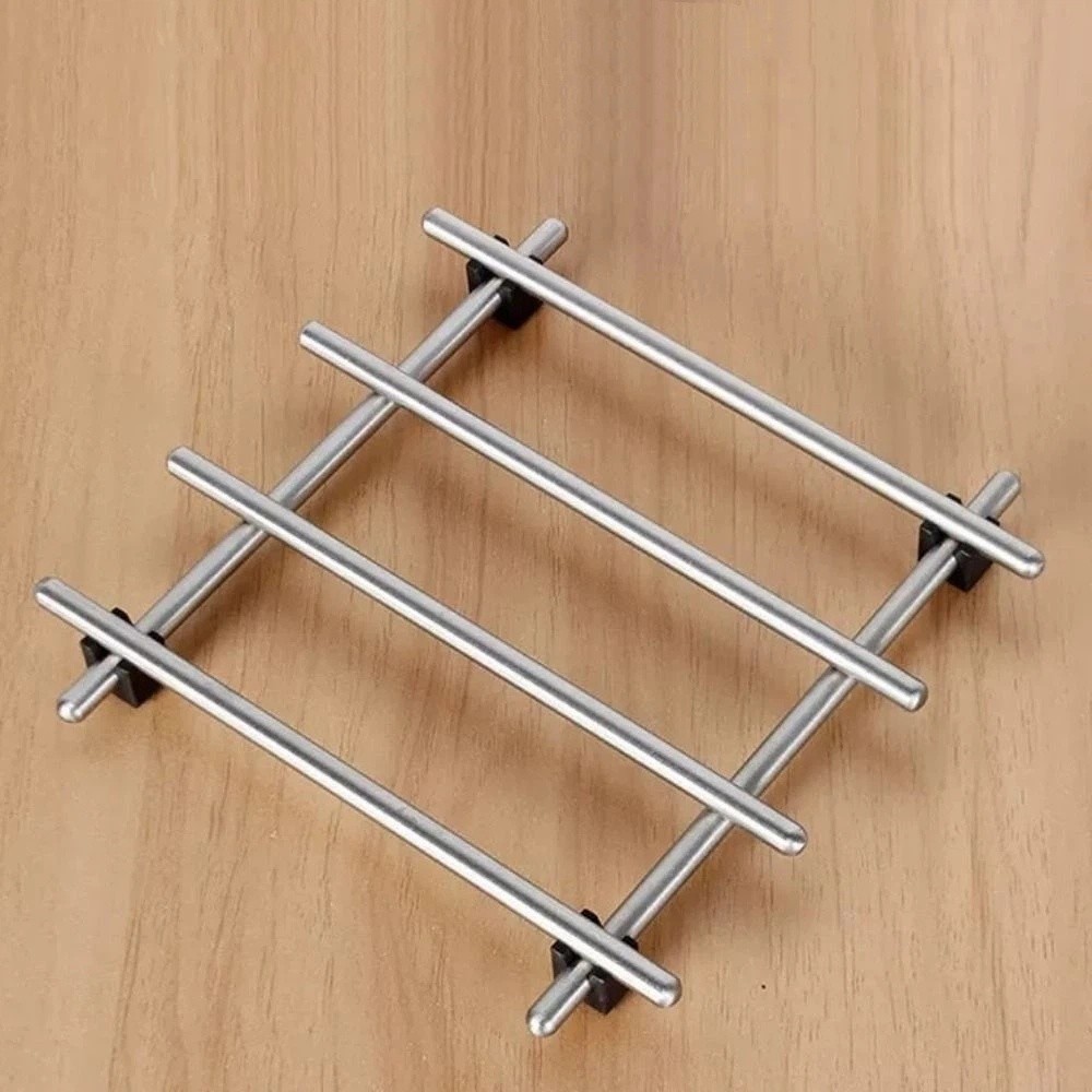 Non-Slip Feet Stainless Steel  - Kitchen Baking Rack ulasan dan harga