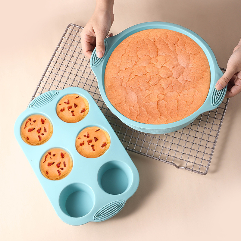 Silicone Cake Baking Mould Set - Kitchen Baking Pan Set ulasan dan harga