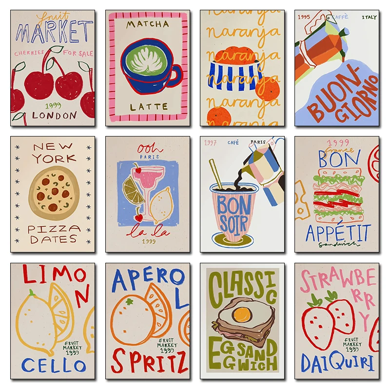 Bake Cake Kitchen Bread Coffee - Kitchen Baking Wall Art ulasan dan harga