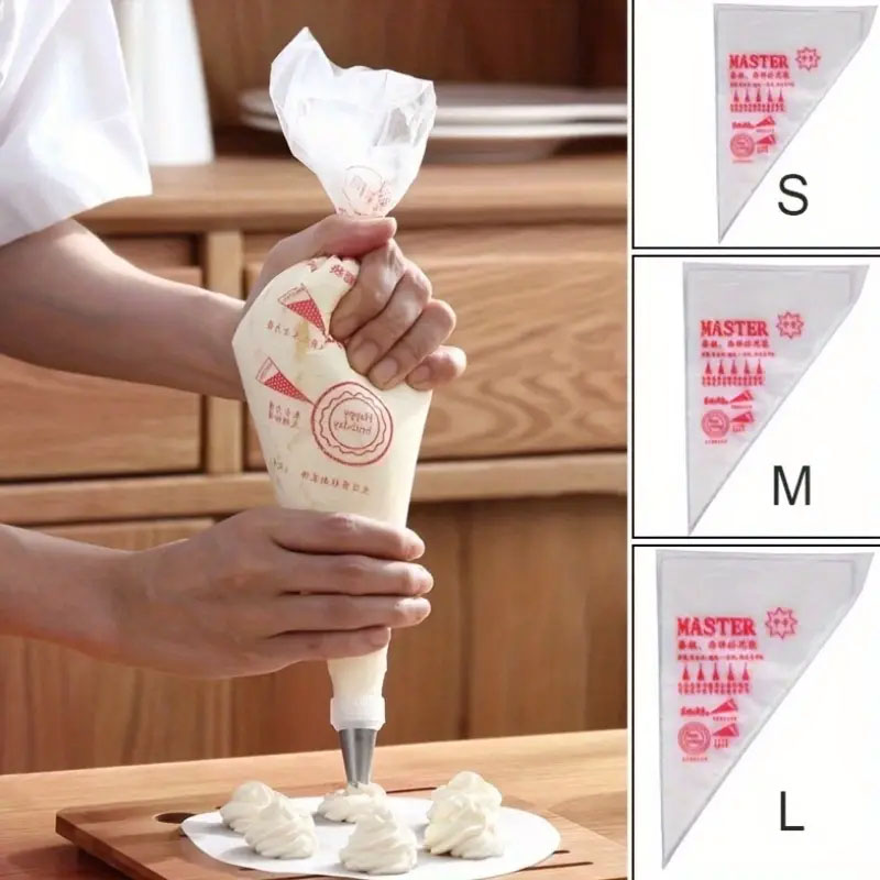 100PCS Thick Disposable Pastry - Piping Bag Disposable ulasan dan harga