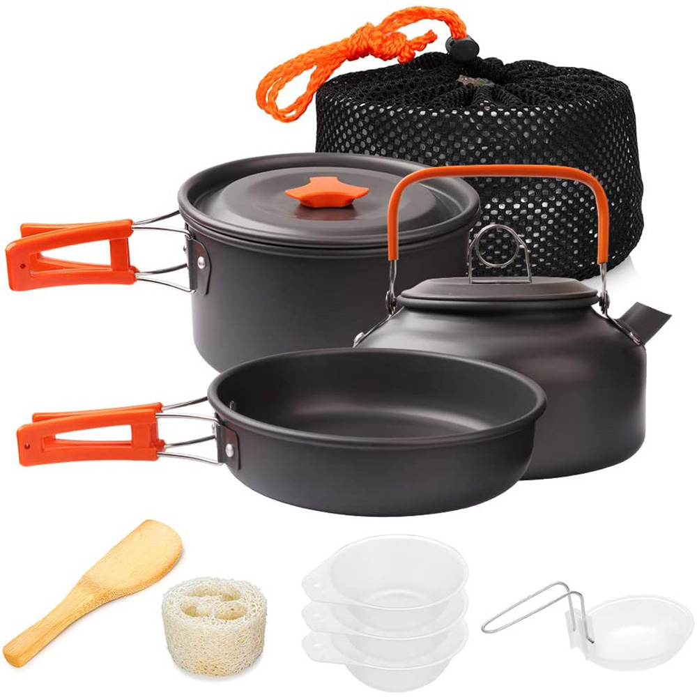 1pcs/1set Camping Cookware Kit - Kitchen Baking Pan Set ulasan dan harga