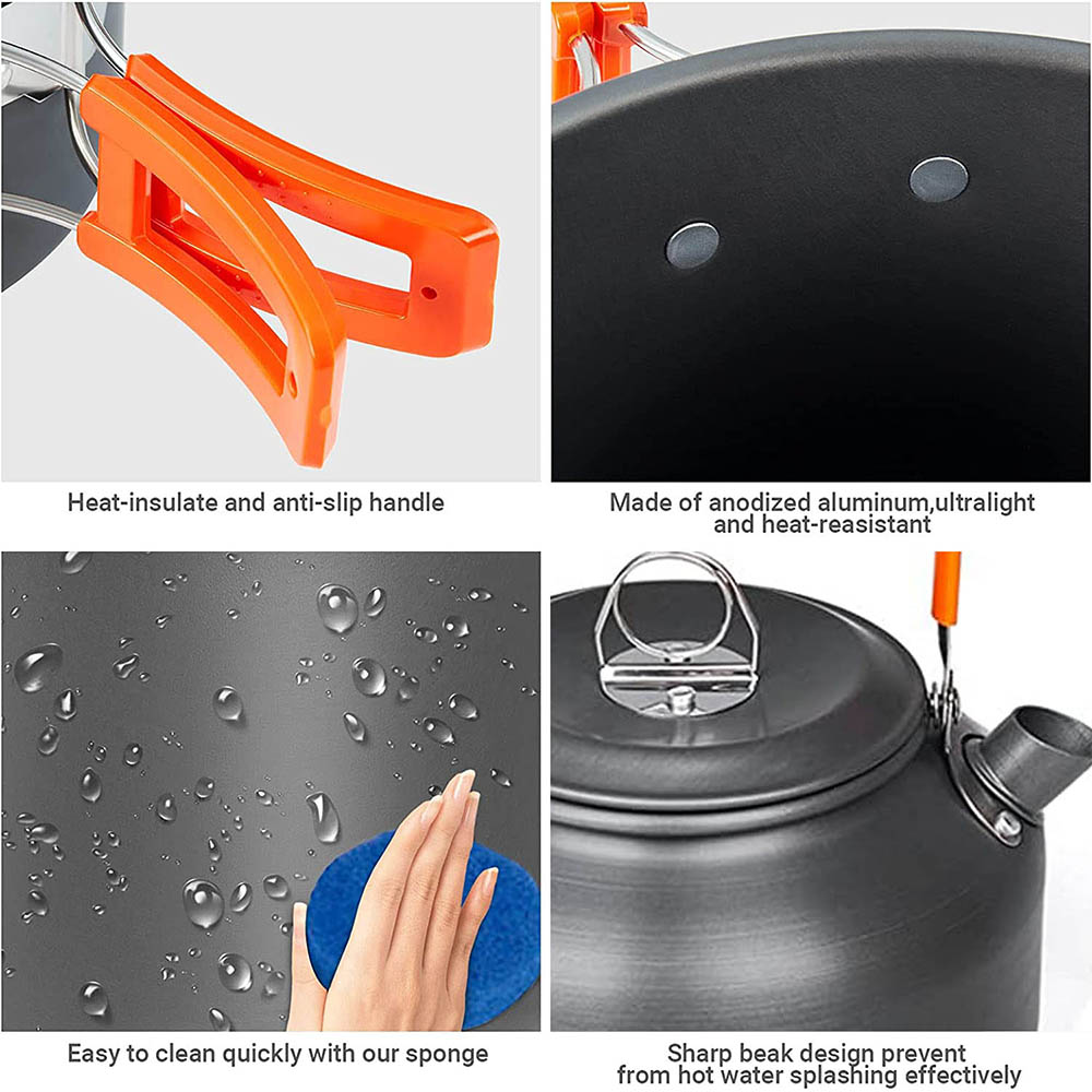 1pcs/1set Camping Cookware Kit - Kitchen Baking Pan Set ulasan dan harga