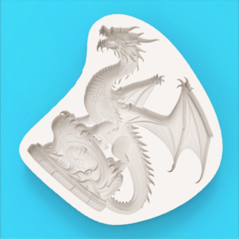 High-Precision Fantasy Dragon- - Kitchen Baking Molds ulasan dan harga