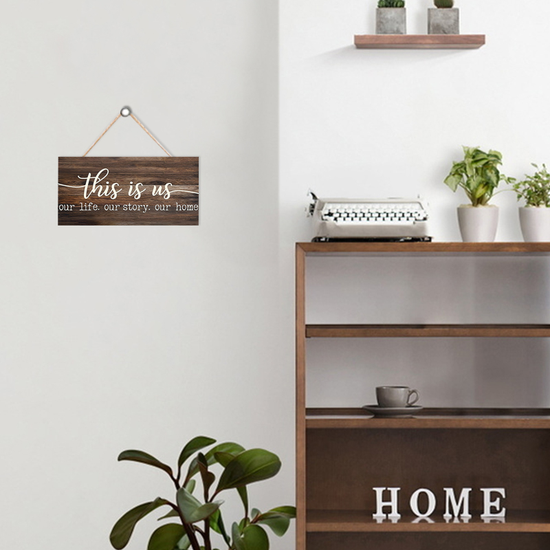 Rustic This is us Wall Hanging - Kitchen Baking Cabinet ulasan dan harga