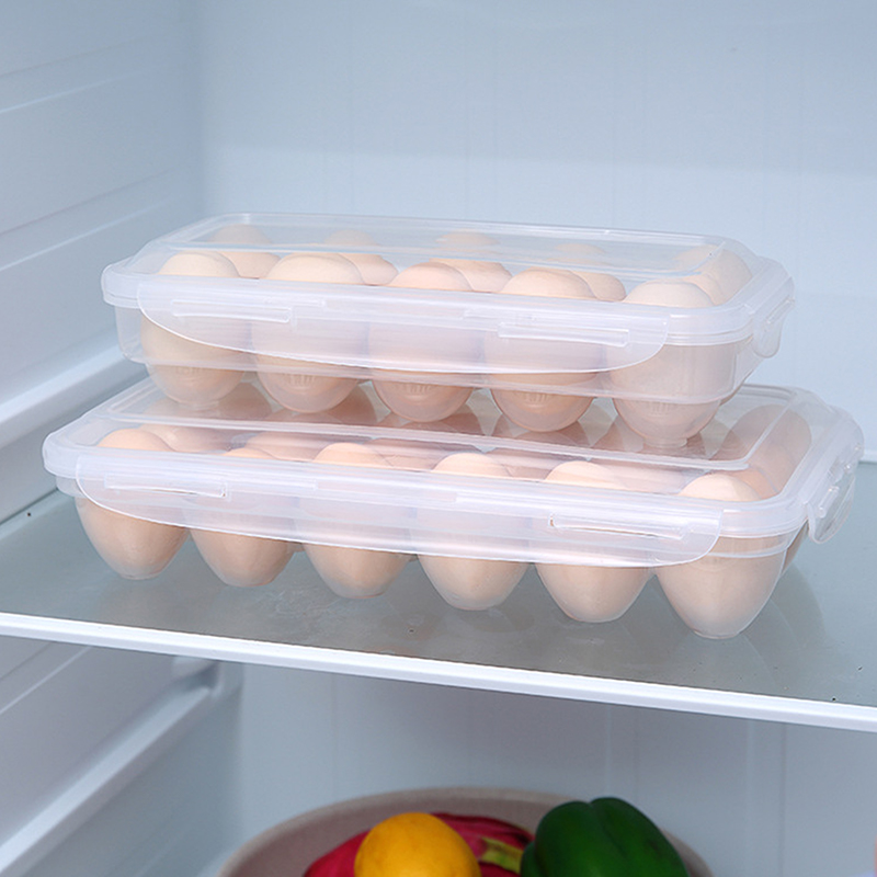1/2pc 10Grids Egg Storage Box  - Kitchen Queen ulasan dan harga