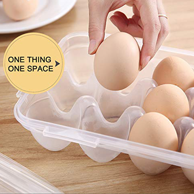 1/2pc 10Grids Egg Storage Box  - Kitchen Queen ulasan dan harga