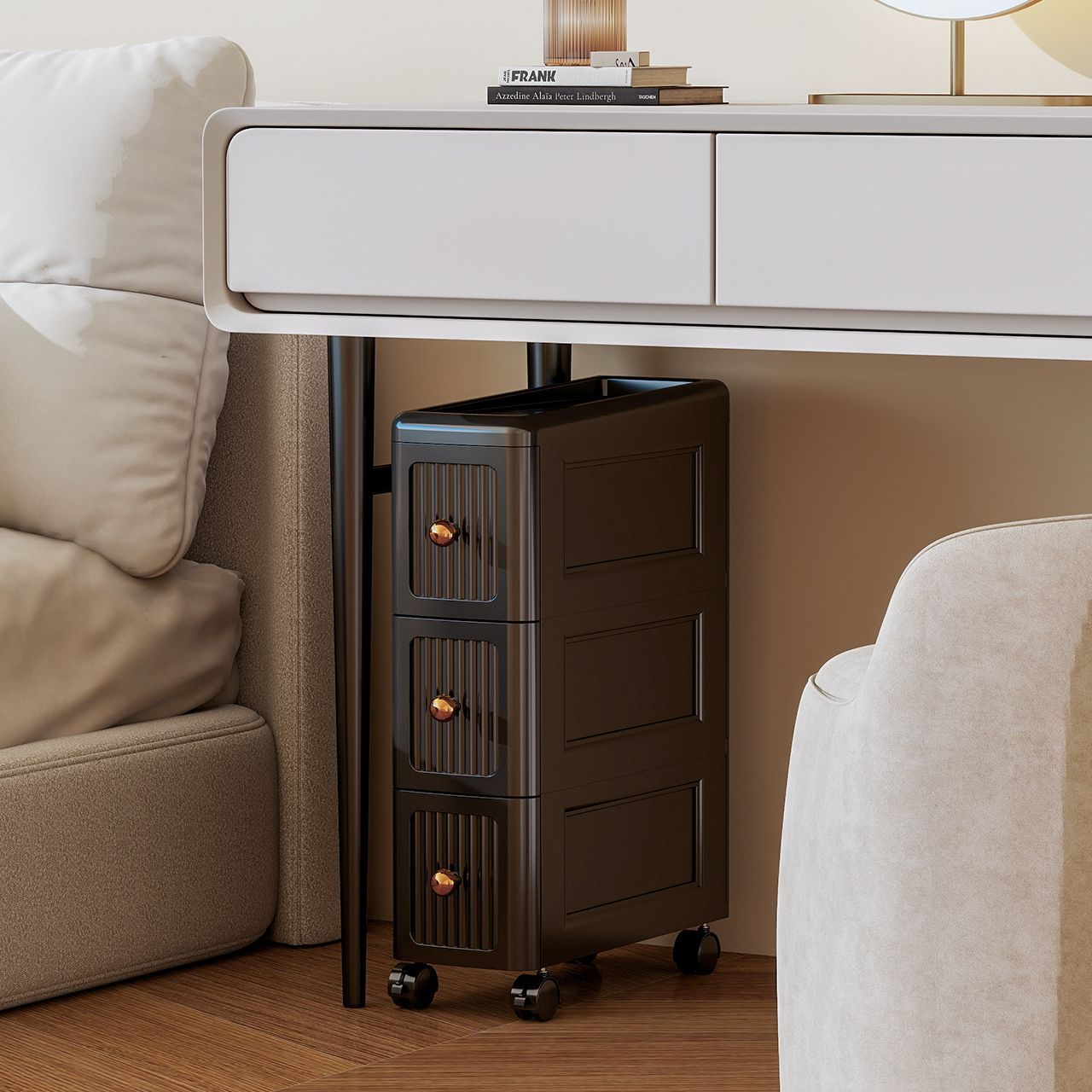 15CM Narrow Gap Drawer Storage - Kitchen Baking Storage ulasan dan harga