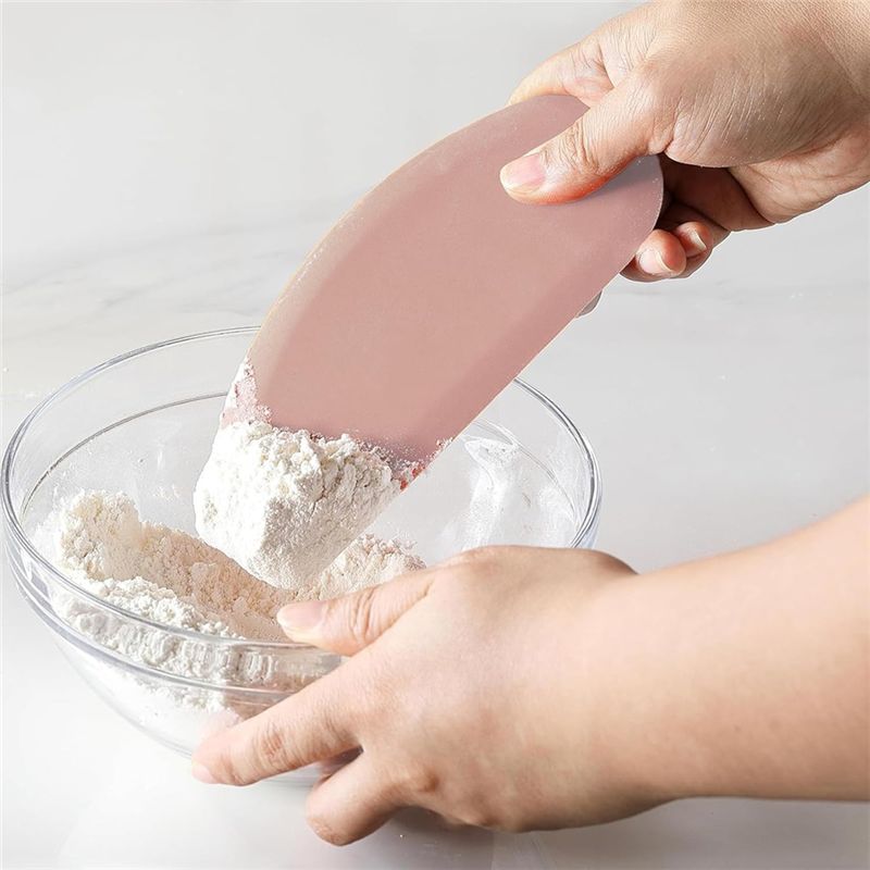 ABAH-Silicone Bowl Scraper Fle - Dough Scraper Curved ulasan dan harga