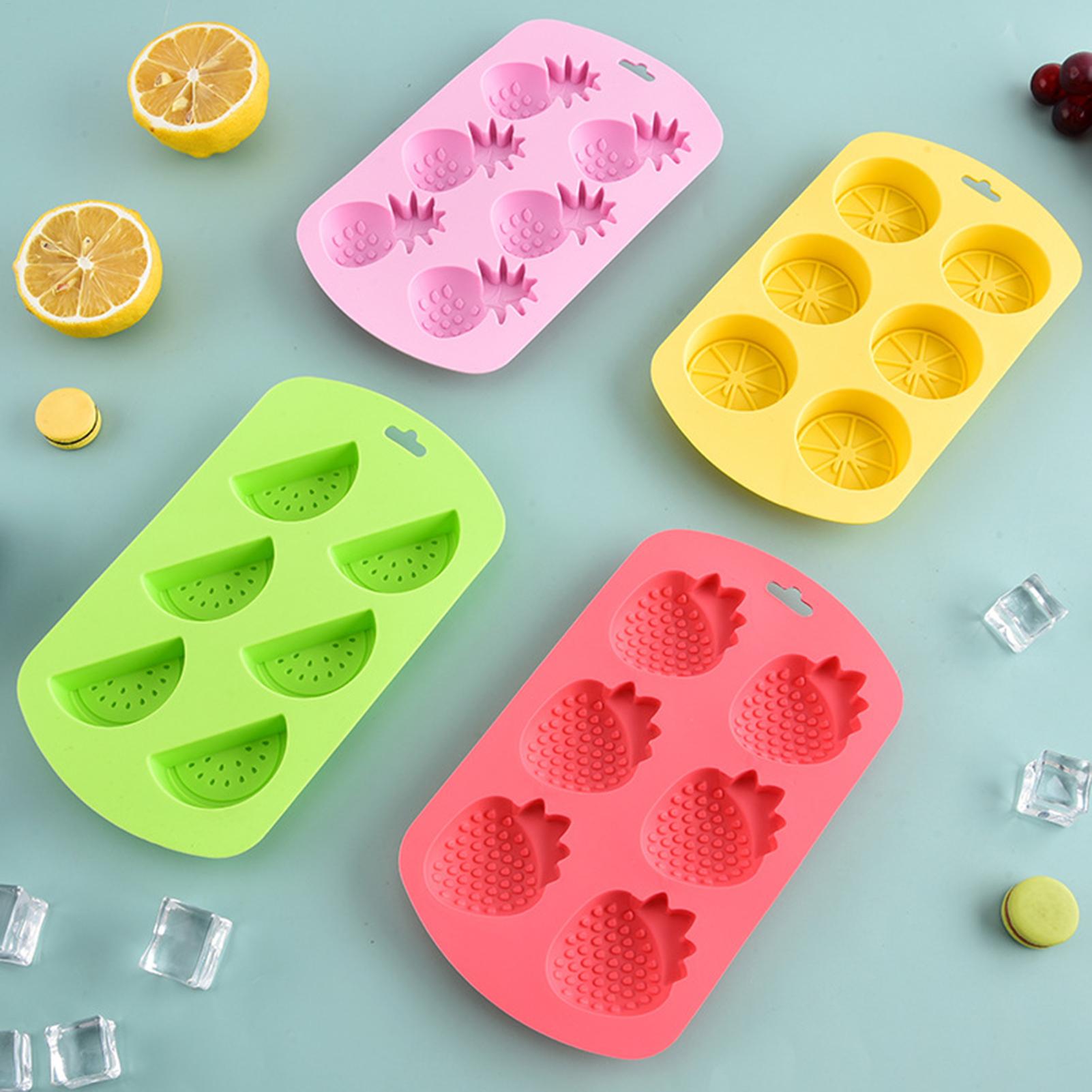 6 Cavity Fruit Shaped Silicone - Kitchen Baking Molds ulasan dan harga
