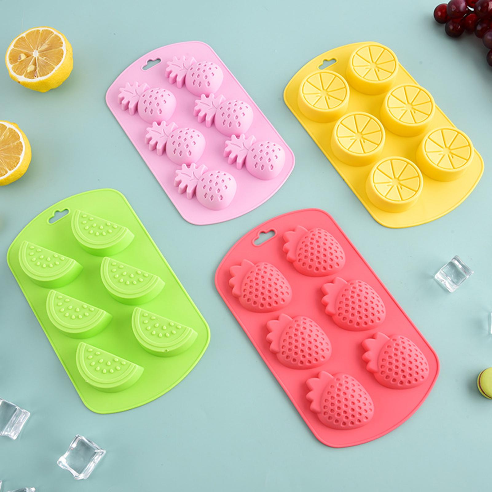 6 Cavity Fruit Shaped Silicone - Kitchen Baking Molds ulasan dan harga