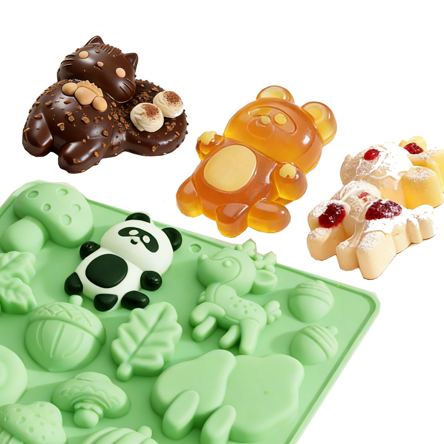 1 Silicone Cake Mold in the Sh - Kitchen Baking Molds ulasan dan harga