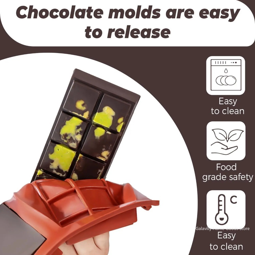 Dubai Chocolate Mold Bar Pista - Kitchen Baking Molds ulasan dan harga