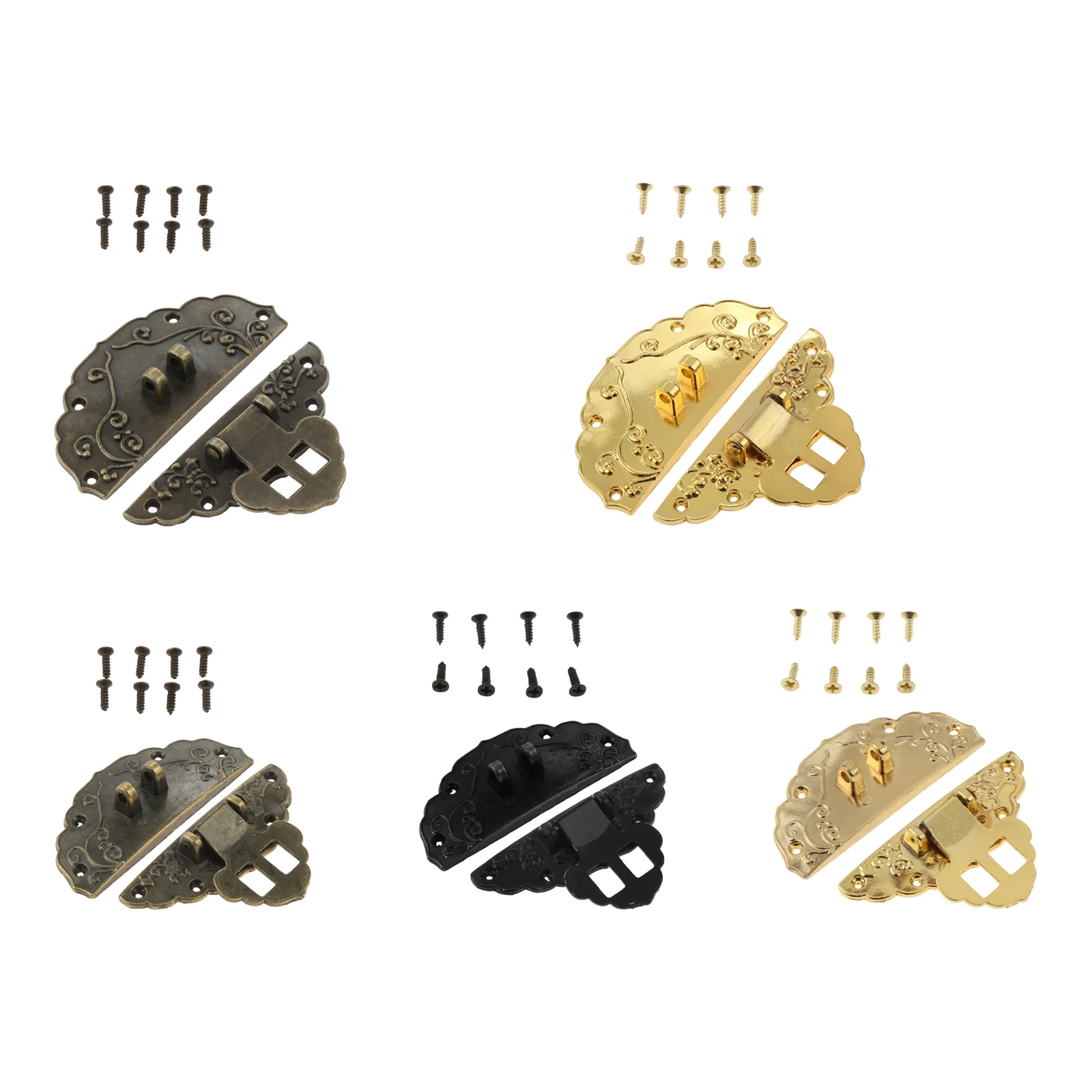 1PC Oval Box Latch Clasp Antiq - Kitchen Queen ulasan dan harga