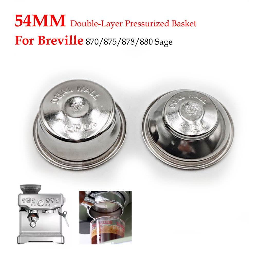 54mm Dual-Layer Pressurized Fi - Breville Espresso Bes870 ulasan dan harga
